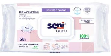 Seni Care Sensitive Feuchtpflegetücher, 68 Stück